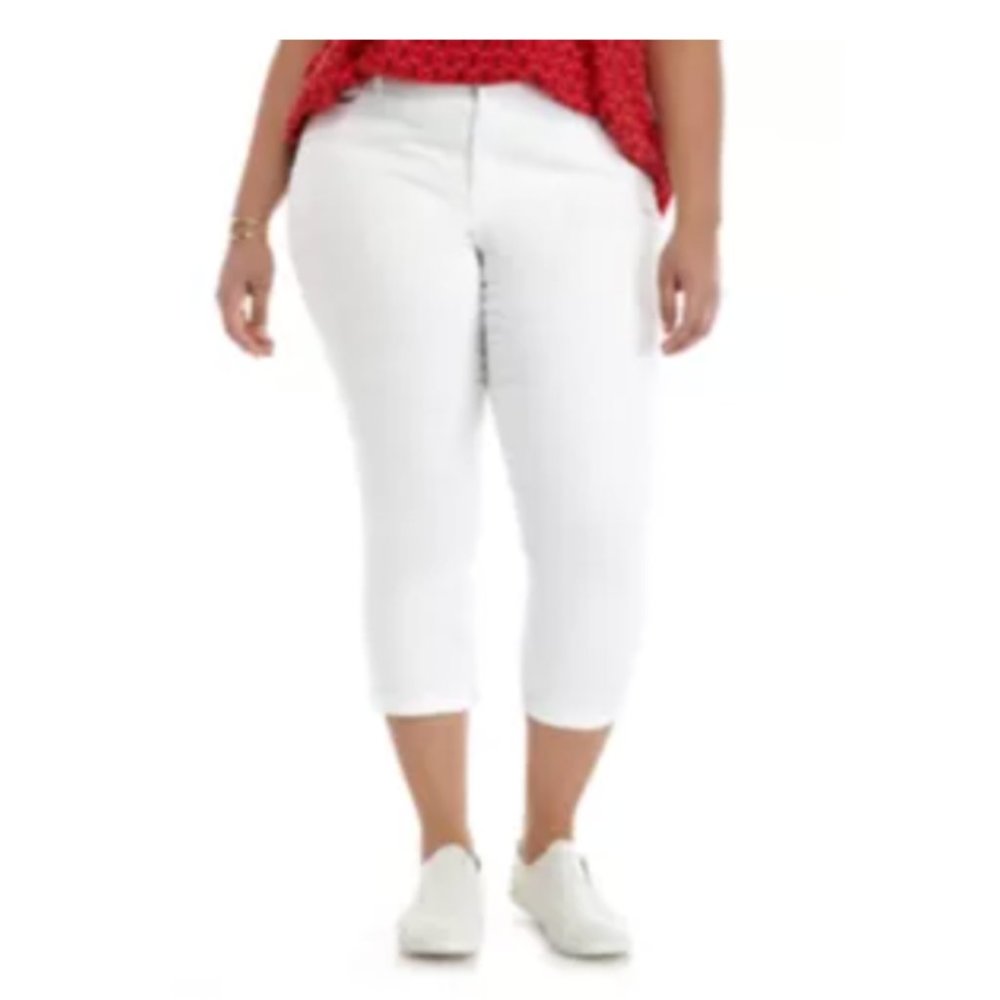 Crown and Ivy Rolled Cuff Skinny Cropped Jeans Size 16